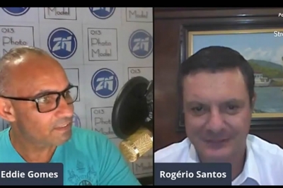 Live com o Secretário de Governo de Santos Rogério Santos e Eddie Gomes