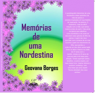 Moradora da ZN, Geovana Borges lança seu livro.