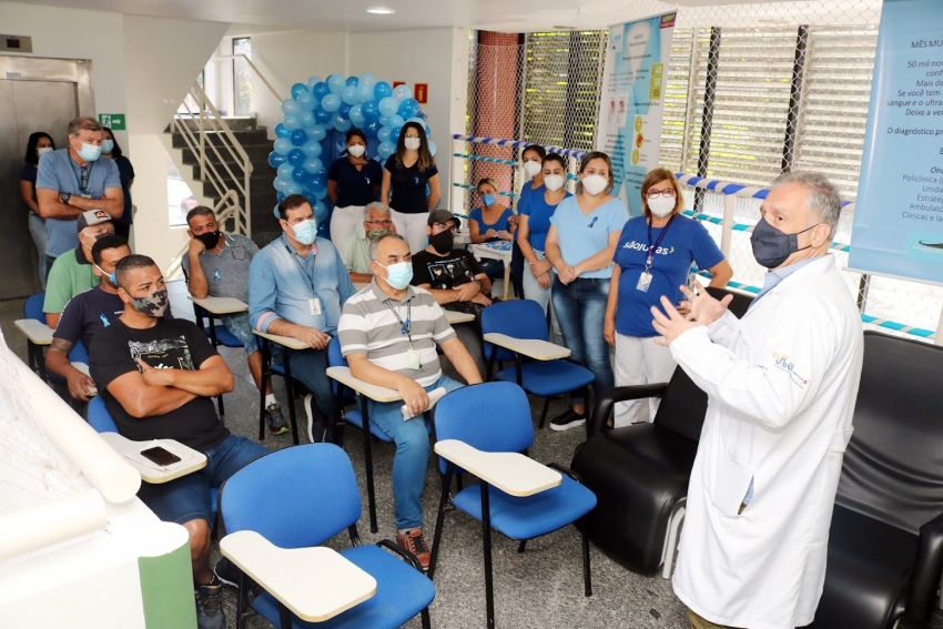 Importância do diagnóstico precoce do câncer de próstata é destacada em Ambesp de Santos