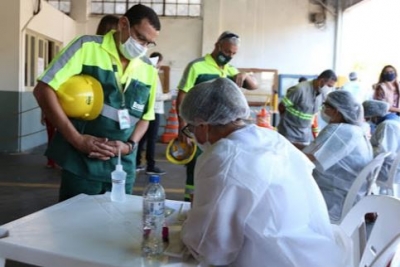 Santos começa a vacinar portuários nesta terça-feira